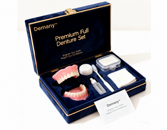 ⏰Ends Today: 70% OFF! 🌎Demany™ Medical Full Denture with Strong Suctiond🦷Obtain American Dental Association (ADA) Certification
