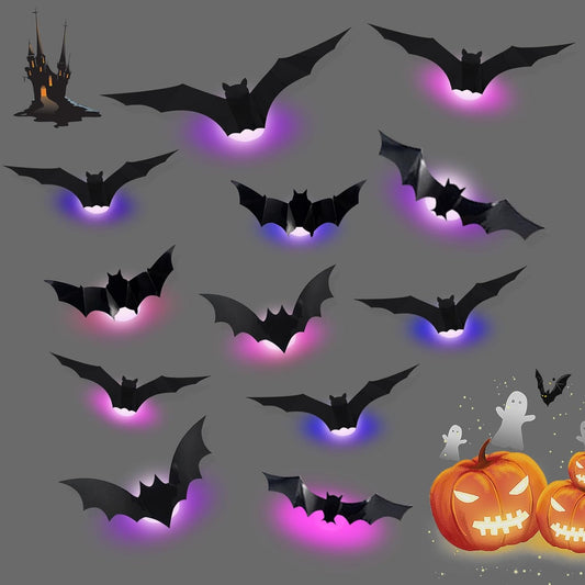 Halloween LED Flying Bat Decorations