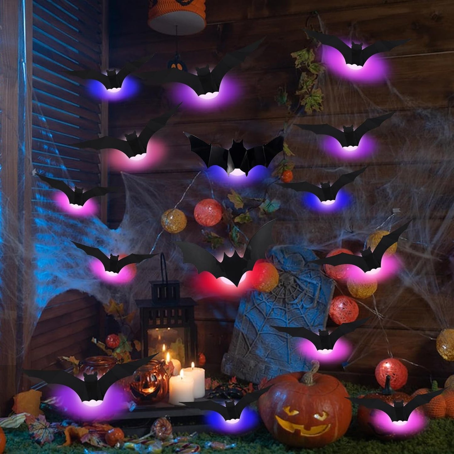 Halloween LED Flying Bat Decorations