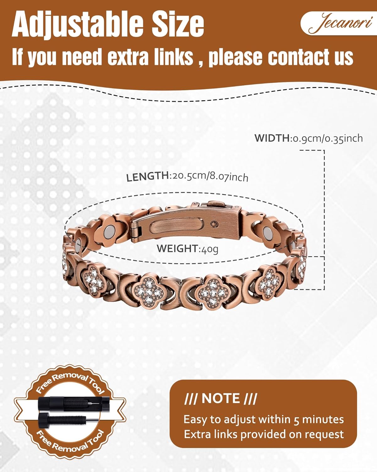 Copper Magnetic Comfort Bracelet