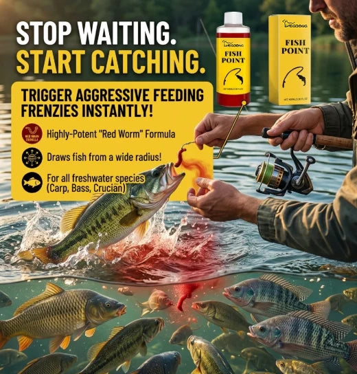 Red Worm Fish Booster