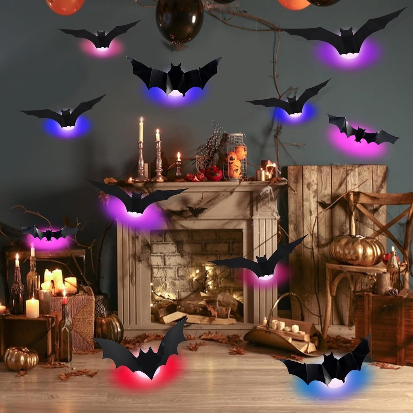 Halloween LED Flying Bat Decorations